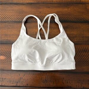 Lululemon Energy Bra, size 6, white